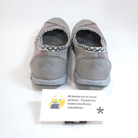 Columbia Techlite PFG Slip On Casual Flats Womens Size 8 BL4431-003 Gray - Picture 3 of 9